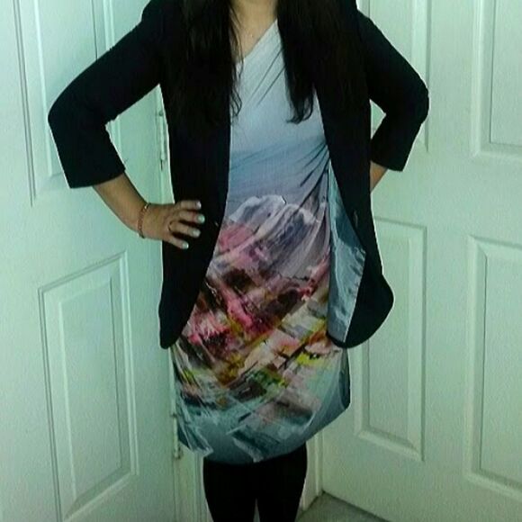 ASOS one shoulder dress size UK 14 - Picture 4 of 4